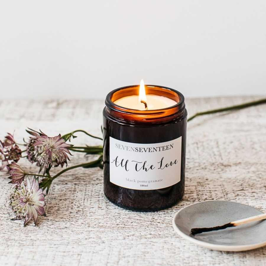 Black Pomegranate Candle / All The Love